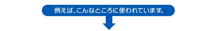 例えば、こんなところに使われています。